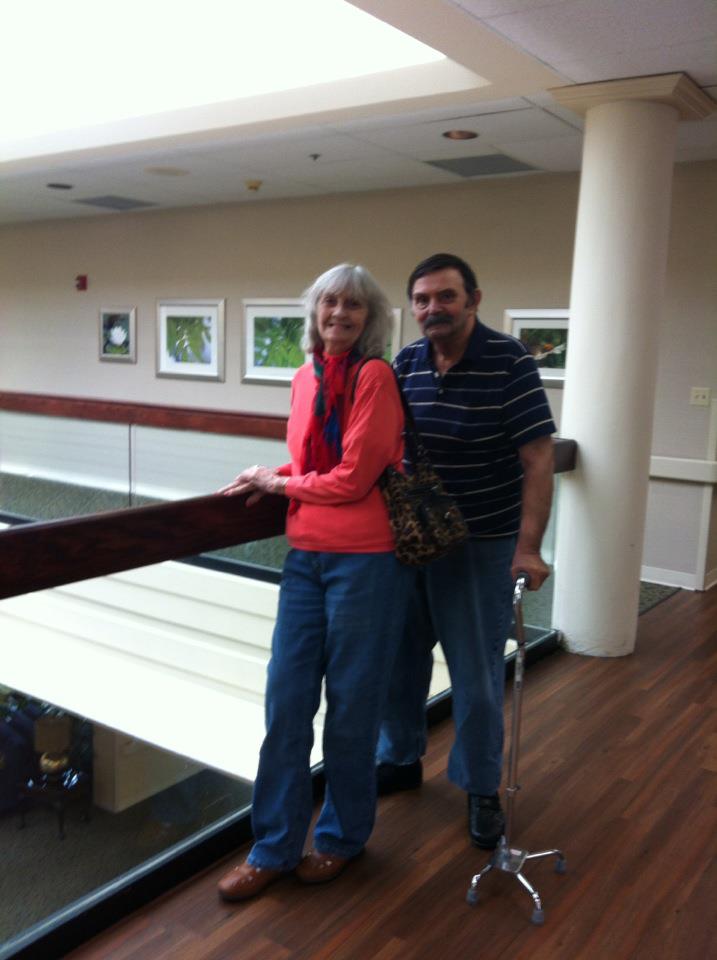 My mom and Bob at the Cityview Care Center